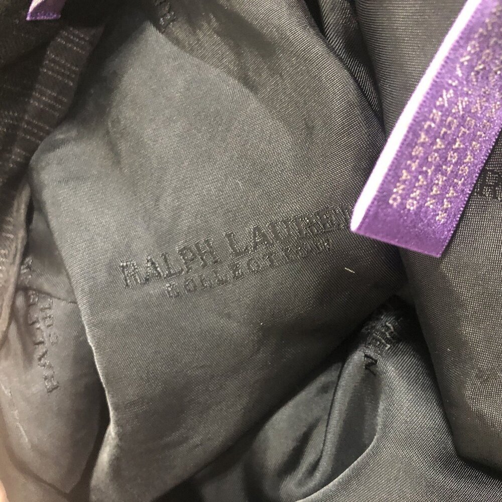 Ralph Lauren Purple Label Y2K Style Flare Pinstriped Office Siren 10 Pants - Picture 14 of 14